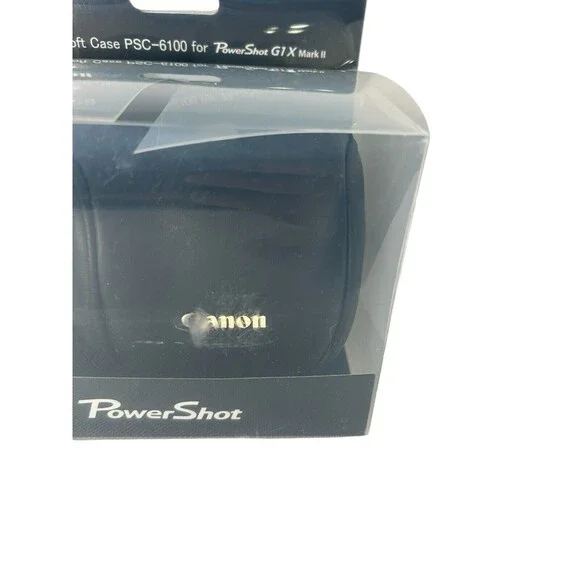 CANON PSC-6100 DELUXE LEATHER CASE FOR POWERSHOT G1 X MARK II NEW- FAST SHIPPING
